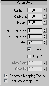 fixing the parameters of the object