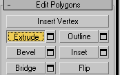 Extrude button