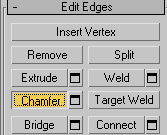 Chamfer button